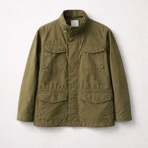 GAP Men's Military Field Utility Jacket Industrial Standard Olive 3XT Big & Tall